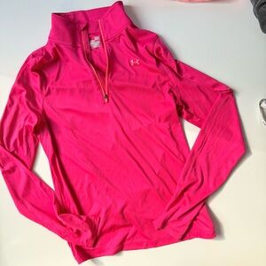 Under Armour Hot Pink Long Sleeve Top, L